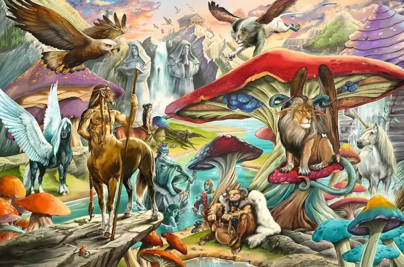 RAVENSBURGER 5000PC - MUSHROOMS & MYTHS