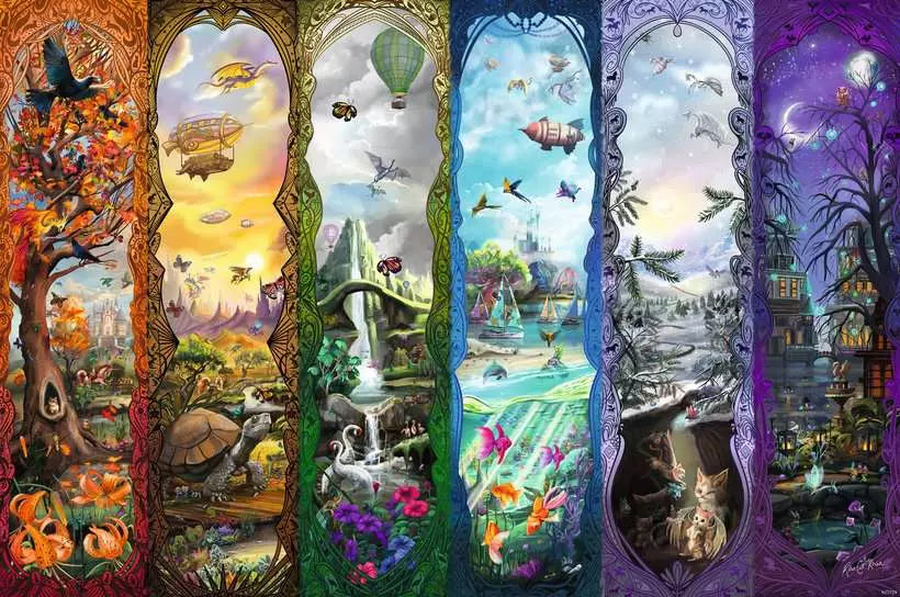 RAVENSBURGER 7000PC - THE SIX PORTALS