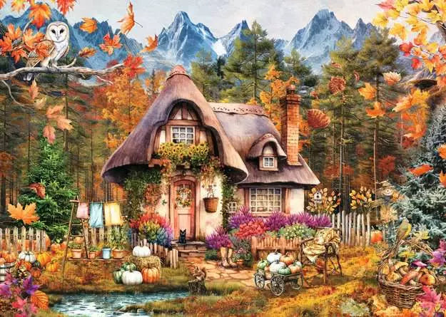 RAVENSBURGER 1000PC - PUMPKIN COTTAGE