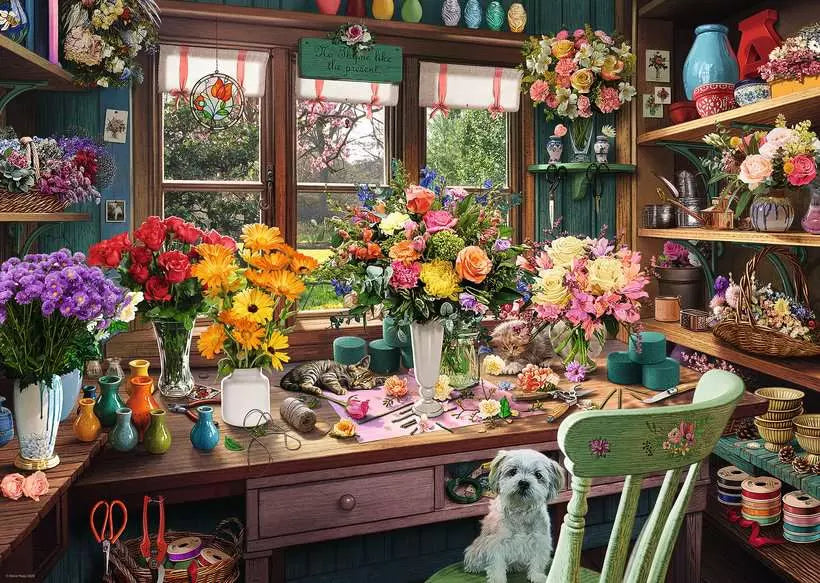 RAVENSBURGER 1000pc - FLOWER ARRANGER