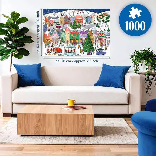 RAVENSBURGER 1000PC - CHRISTMAS TOWN