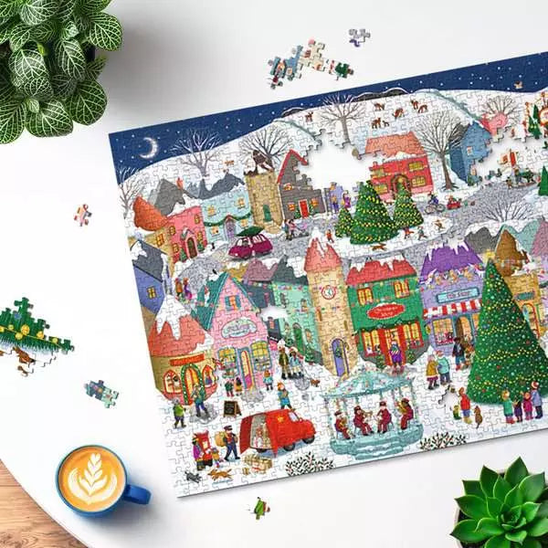 RAVENSBURGER 1000PC - CHRISTMAS TOWN