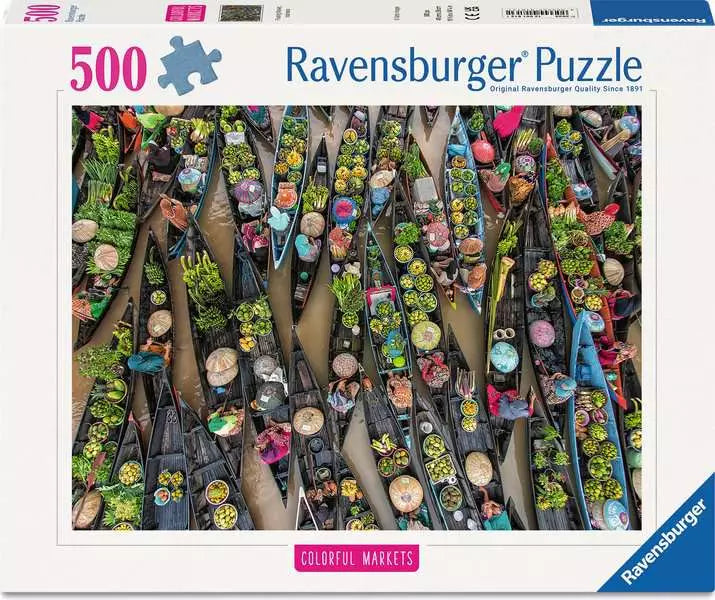 RAVENSBURGER 500PC - FLOATING MARKET INDONESIA