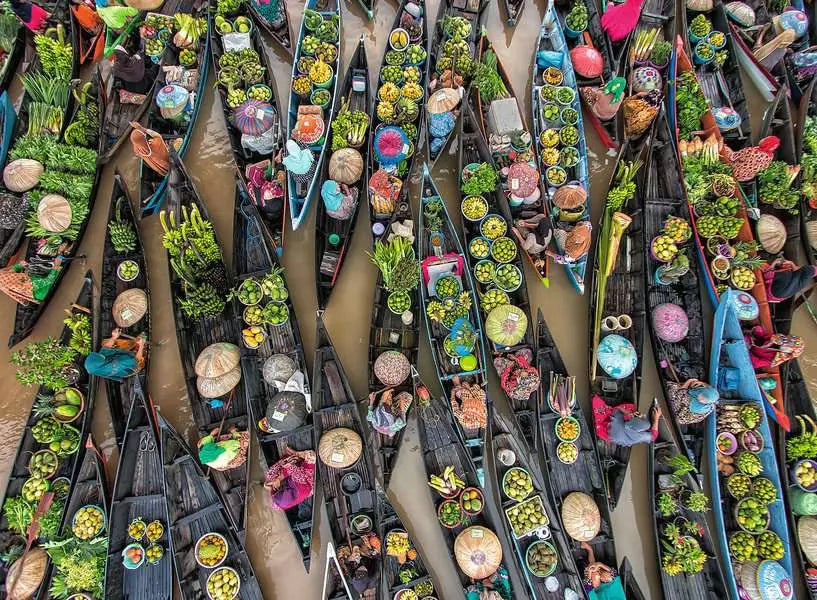 RAVENSBURGER 500PC - FLOATING MARKET INDONESIA