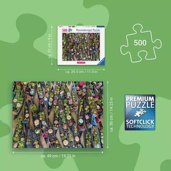 RAVENSBURGER 500PC - FLOATING MARKET INDONESIA