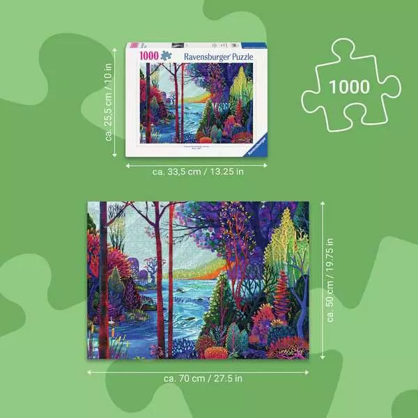 RAVENSBURGER 1000pc - INDIGO FOREST