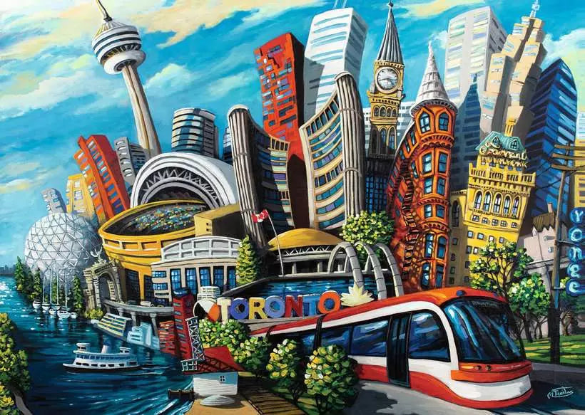 RAVENSBURGER 1000PC - CANADIAN COLLECTION: TORONTO