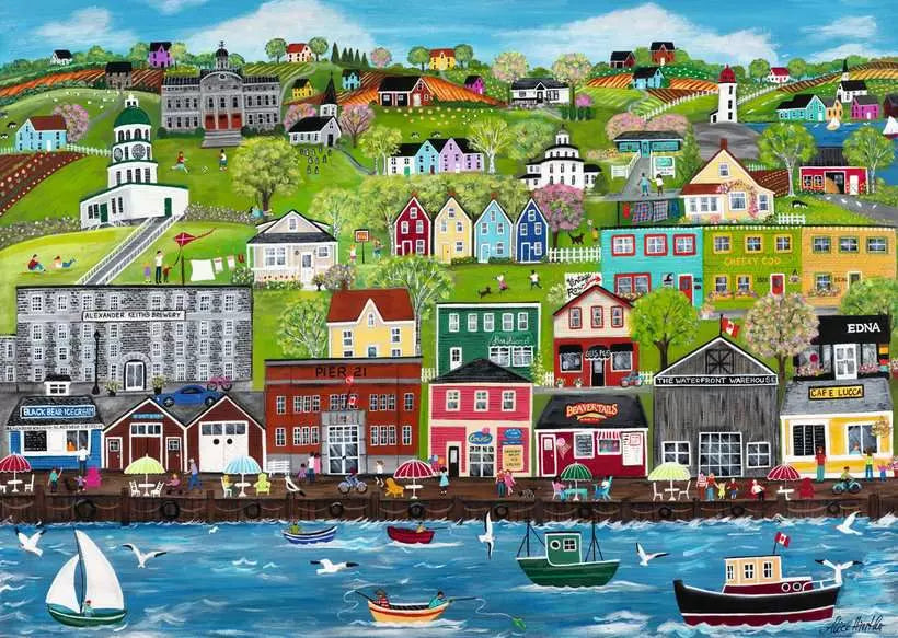 RAVENSBURGER 1000PC - CANADIAN COLLECTION: HALIFAX HARBOUR