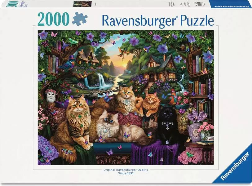 RAVENSBURGER 2000PC - CAT TAIL COTTAGE
