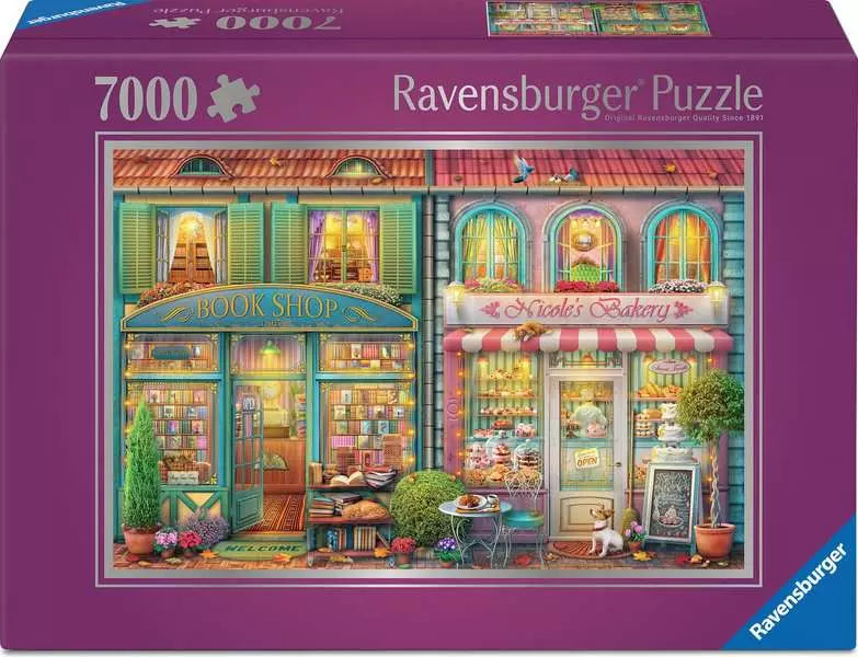 RAVENSBURGER 7000PC - BOOKSHOP AND BAKERY