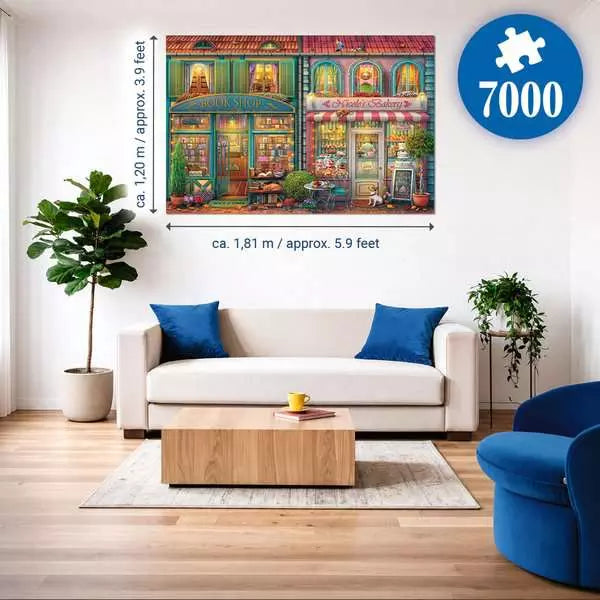 RAVENSBURGER 7000PC - BOOKSHOP AND BAKERY