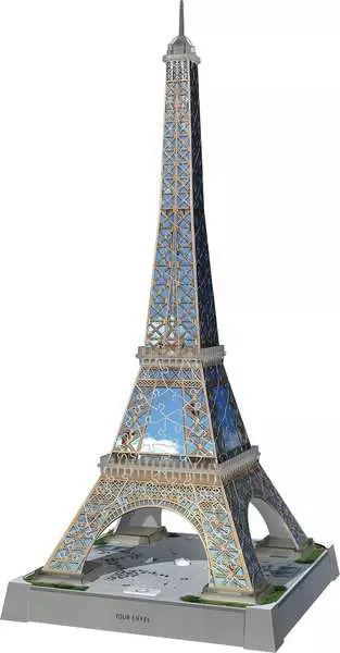 RAVENSBURGER 243PC - 3D PUZZLE - EIFFEL TOWER WITH LIGHTS