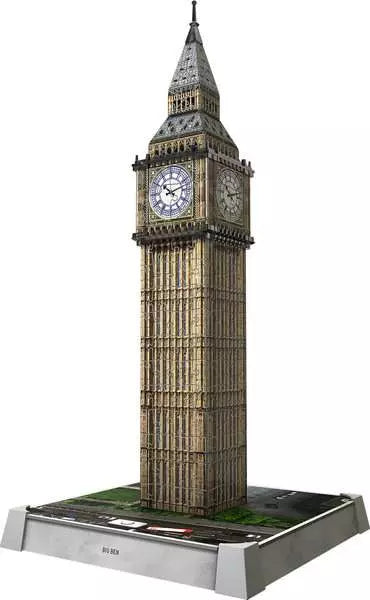 RAVENSBURGER 235PC - 3D PUZZLE - BIG BEN WITH LIGHTS