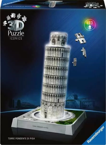 RAVENSBURGER 231PC - 3D PUZZLE - LEANING TOWER OF PISA WITH LIGHTS