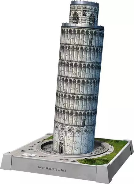 RAVENSBURGER 231PC - 3D PUZZLE - LEANING TOWER OF PISA WITH LIGHTS