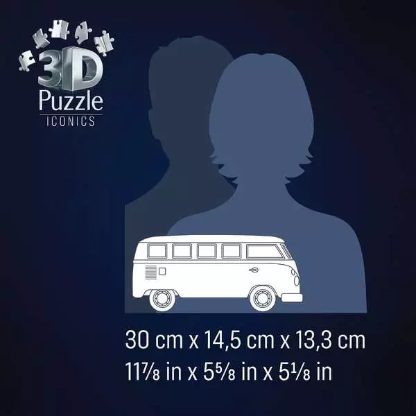 RAVENSBURGER 185PC - 3D PUZZLE - VOLKSWAGEN T1