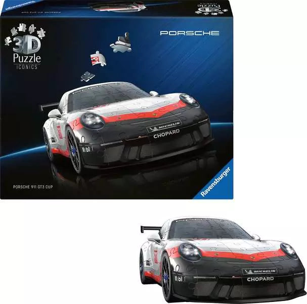 RAVENSBURGER 154pc 3D - PORSCHE 911 GT3 CUP