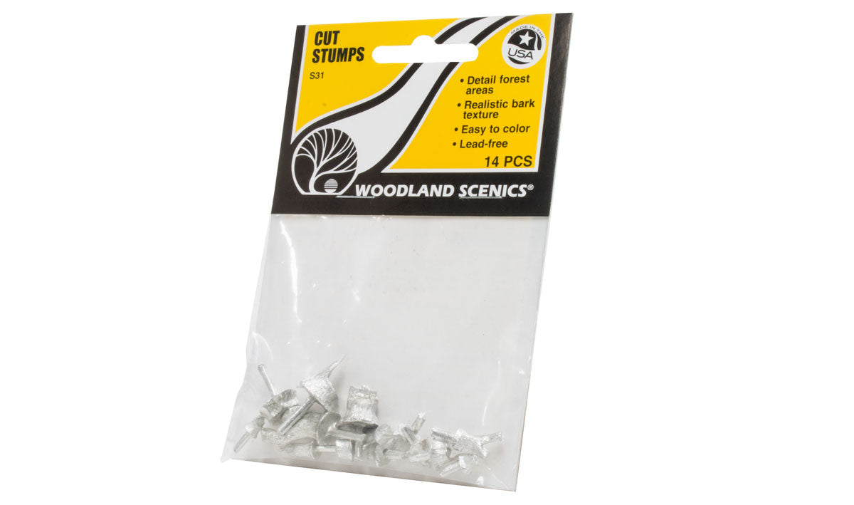 WOODLAND SCENICS Cut Stumps (14PCs)