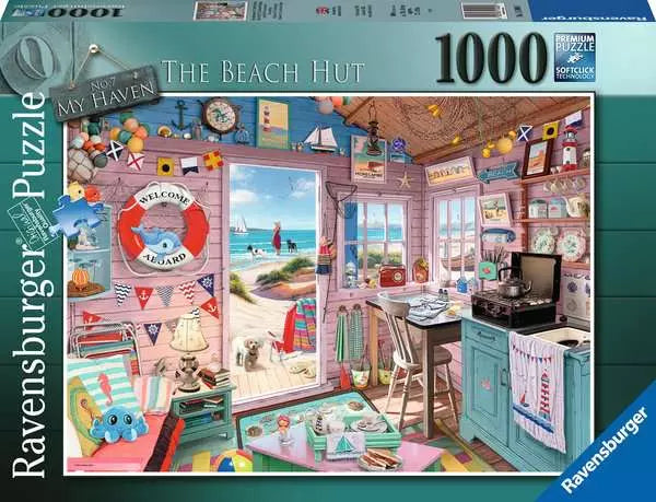 RAVENSBURGER 1000PC - THE BEACH HUT