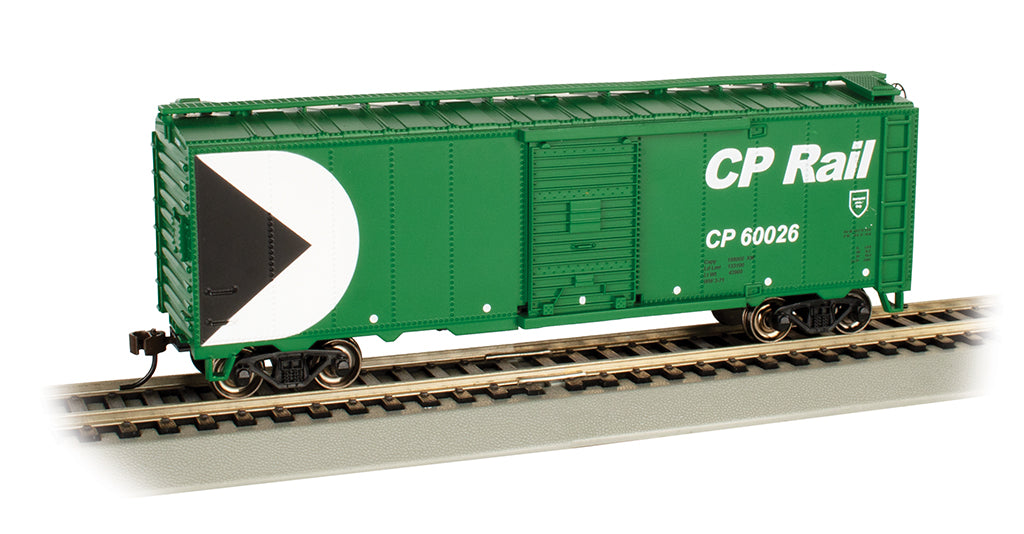 Bachmann 16004 - 40' Box Car - CP RAIL #60026 - GREEN