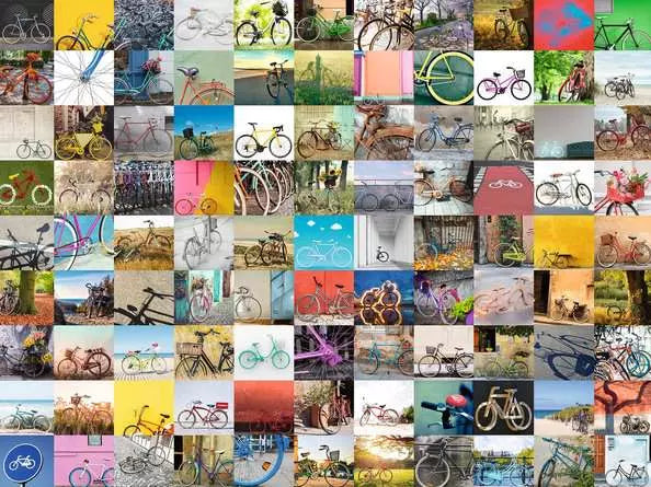 RAVENSBURGER 1500PC - 99 BICYCLES