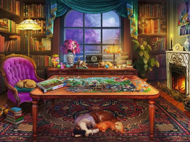 RAVENSBURGER 750PC - PUZZLER'S PLACE