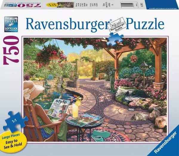 RAVENSBURGER 750PC - COZY BACKYARD BLISS