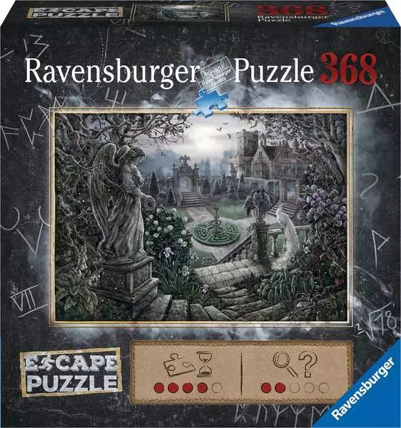RAVENSBURGER 368PC - ESCAPE SERIES: MIDNIGHT IN THE GARDEN