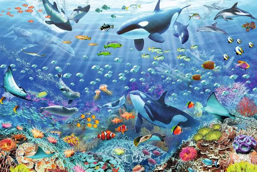 RAVENSBURGER 3000PC - COLORFUL UNDERWATER WORLD