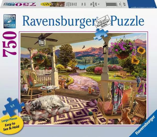 RAVENSBURGER 750PC - COZY FRONT PORCH - large format