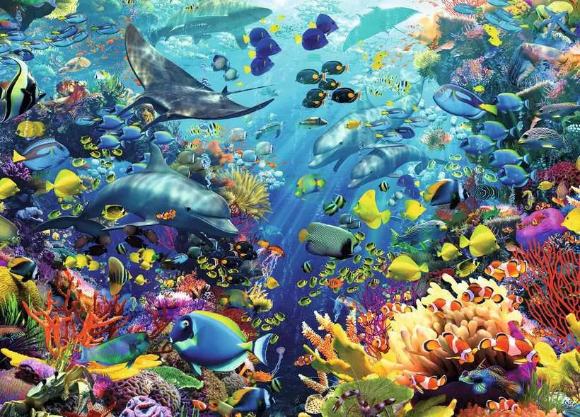 RAVENSBURGER 9000PC - UNDERWATER PARADISE