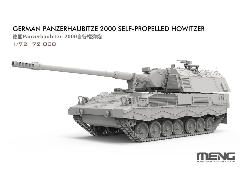 Meng 72-008 1/72 German Panzerhaubitze 2000 Self-Propelled Howitzer MEN72-008