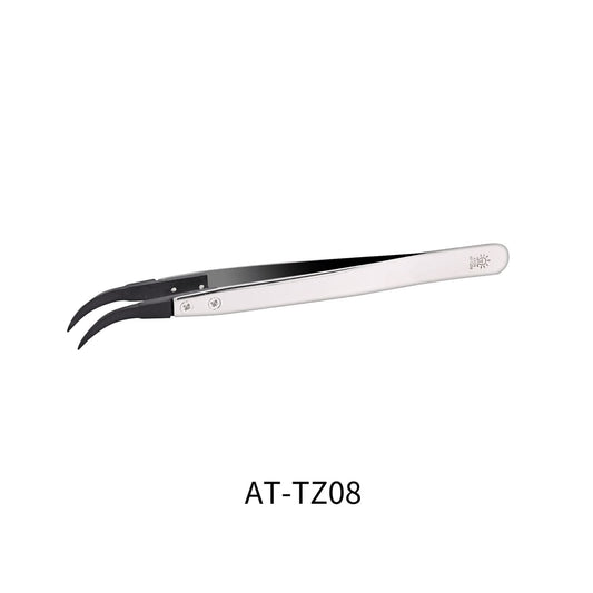 DSPIAE High Precision Stainless Steel Angled Tweezers