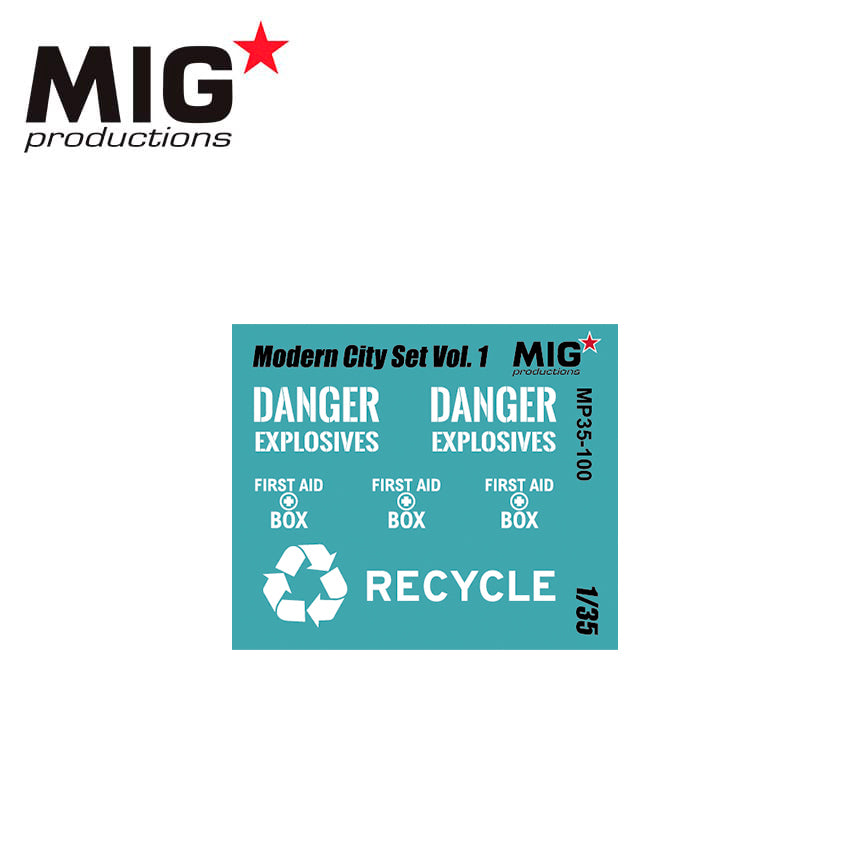 MIG 1/35 Modern City Set Vol.1