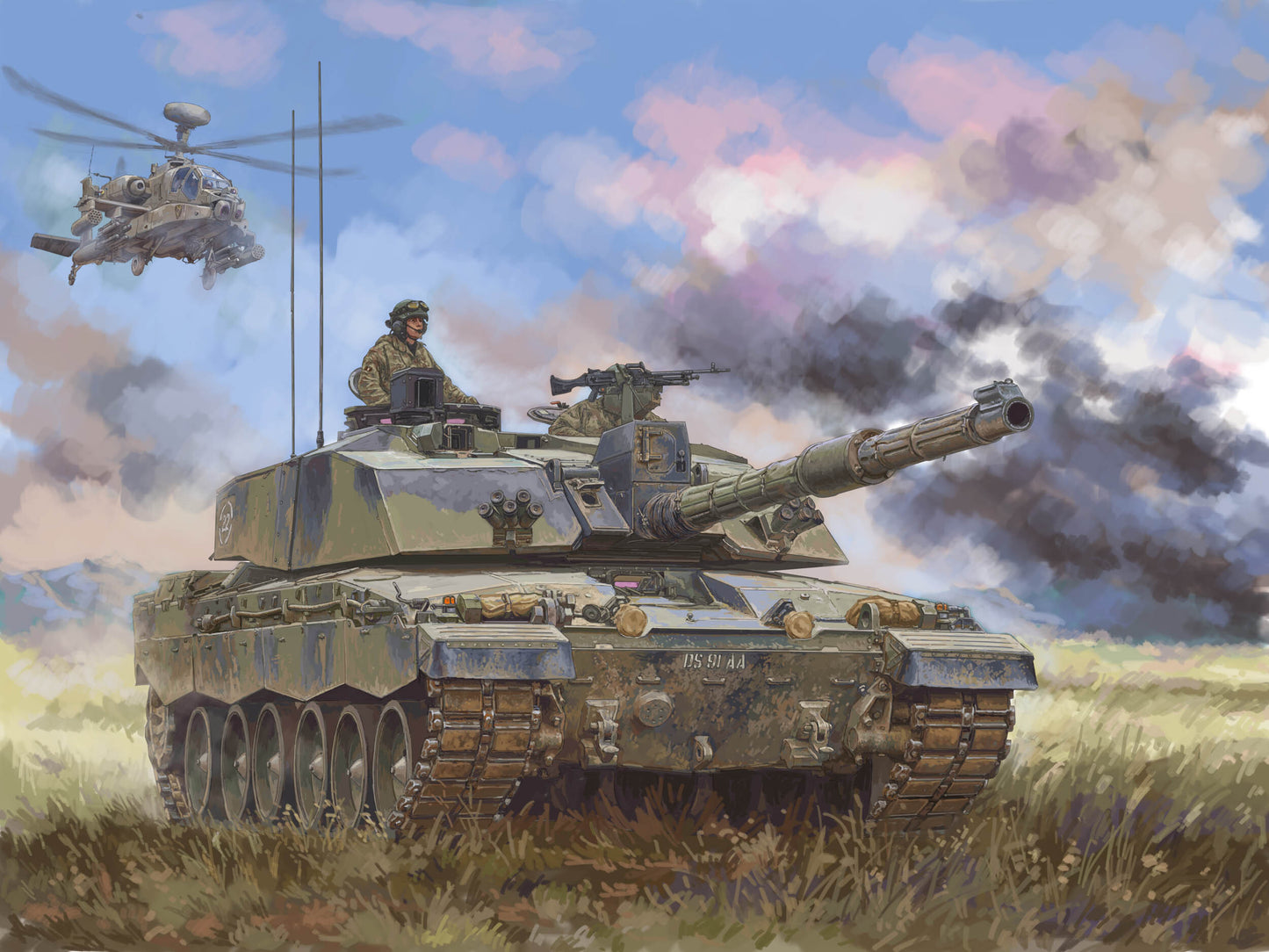 Hobby Boss 1/48 British Challenger II MBT