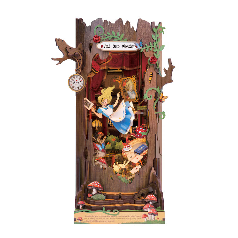Rolife Alice Adventure DIY Book Nook Shelf Insert