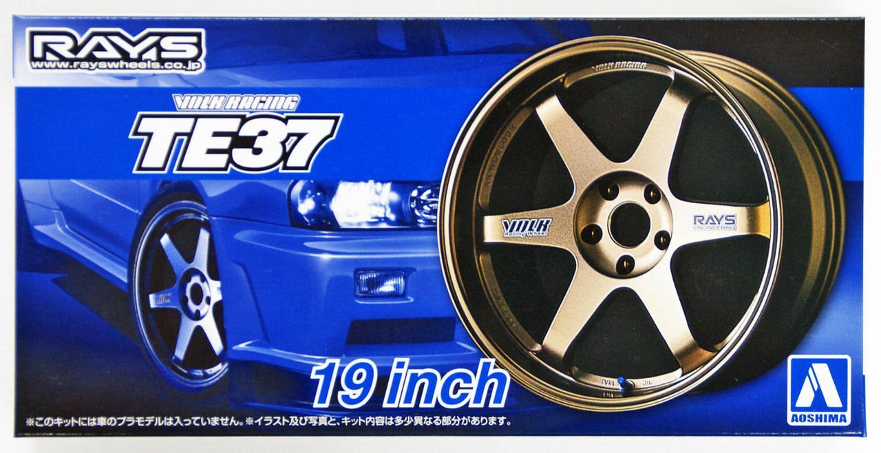 Aoshima 1/24 VOLK RACING TE37 19inch
