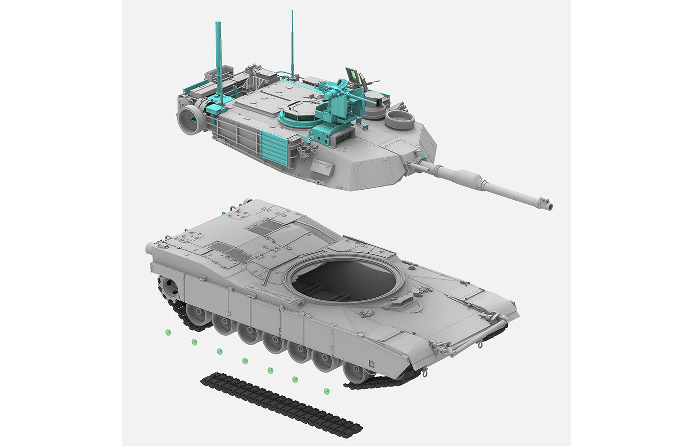 Ryefield 1/35 M1A2 Sep V2 Abrams