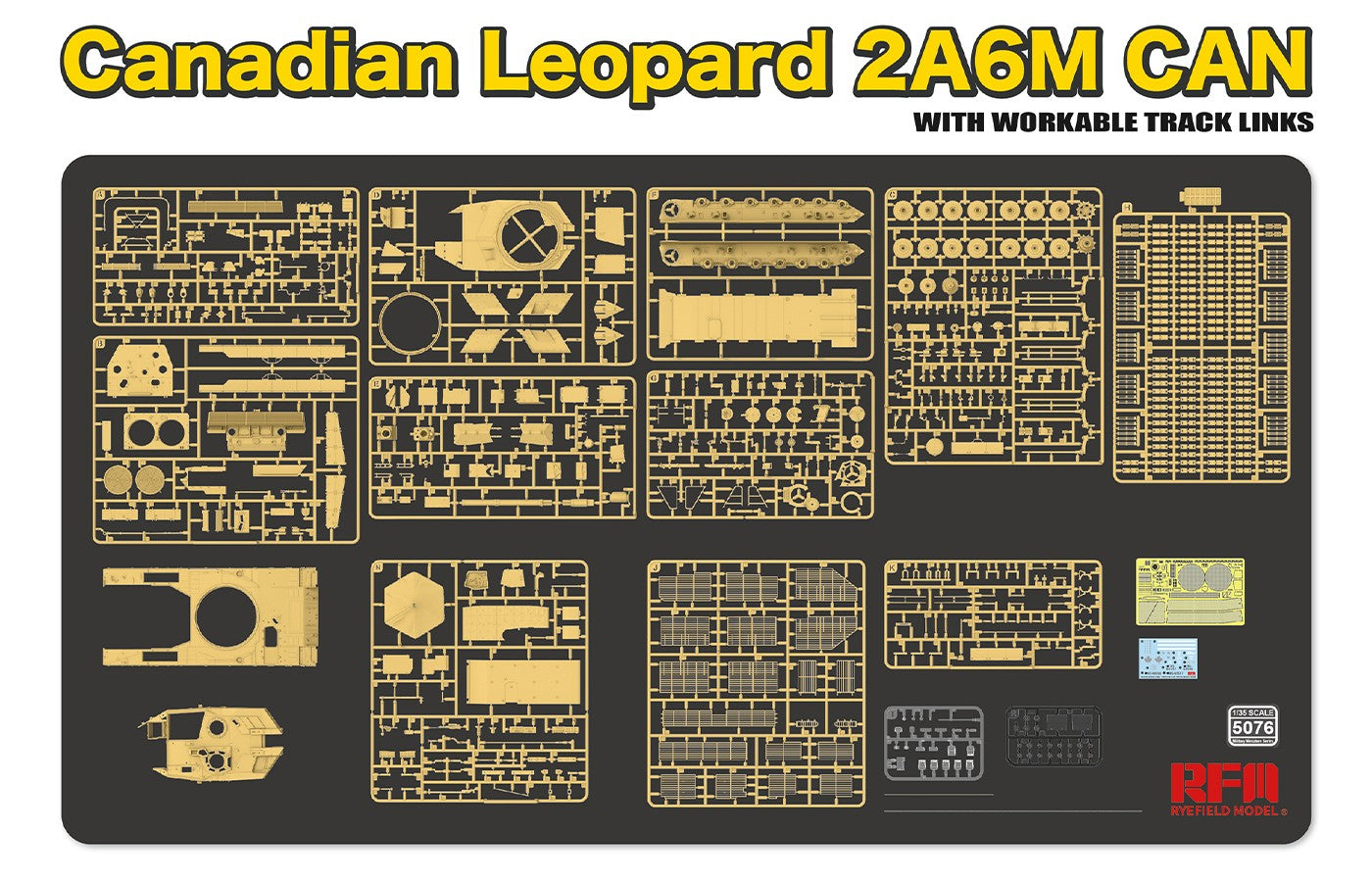 Ryefield 1/35 Canadian Leopard 2A6M w/Workable Tracks