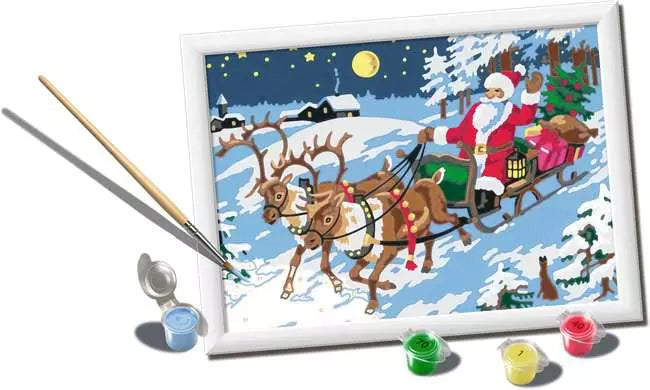 RAVENSBURGER - CREART - PAINT BY NUMBERS - THE NIGHT BEFORE CHRISTMAS