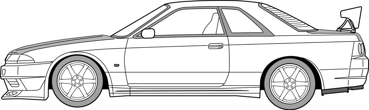 Fujimi 1/24 Wangan Midnight, Nissan Skyline GT-R (R32) Tomoya