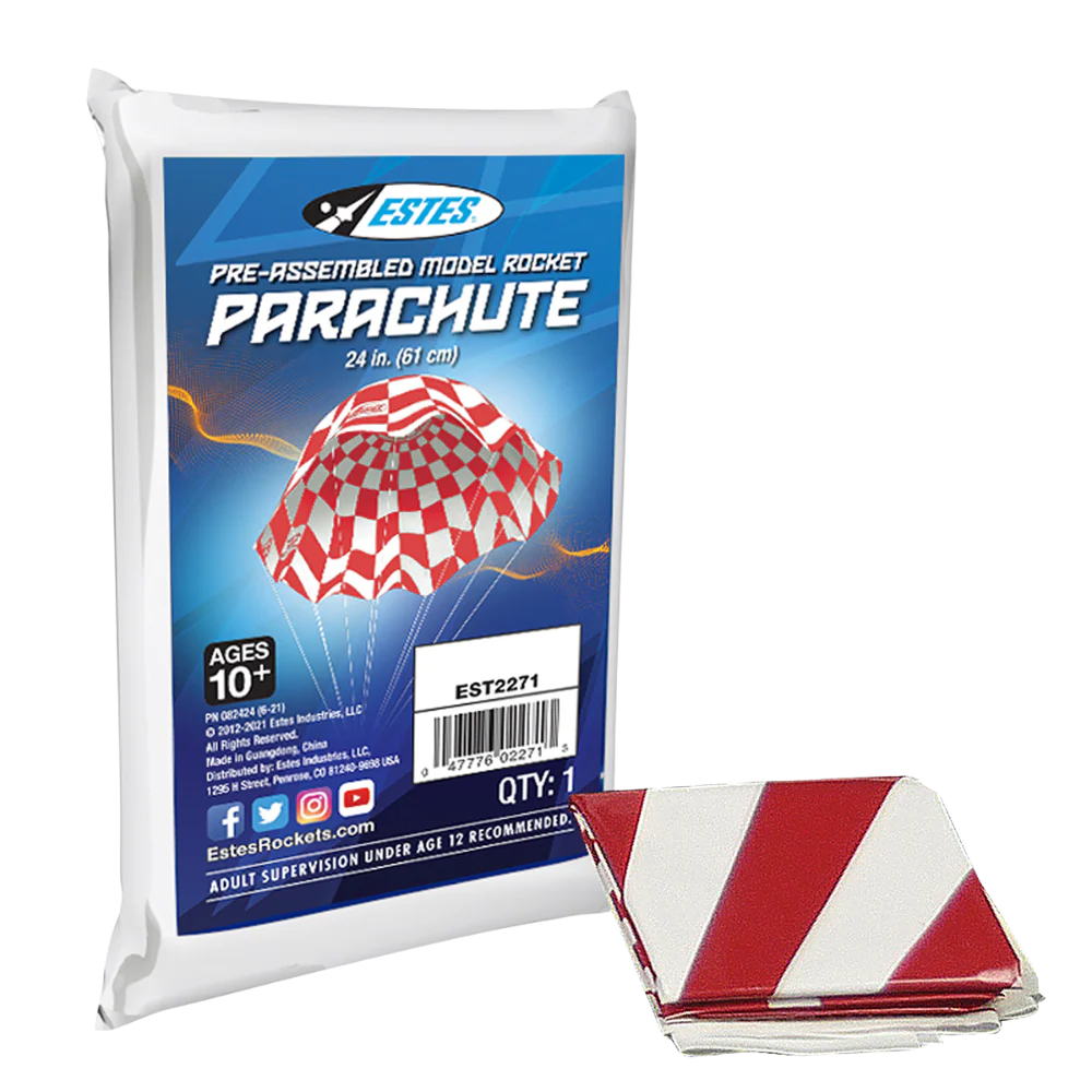 Estes Rockets 24 Inch Printed Parachute