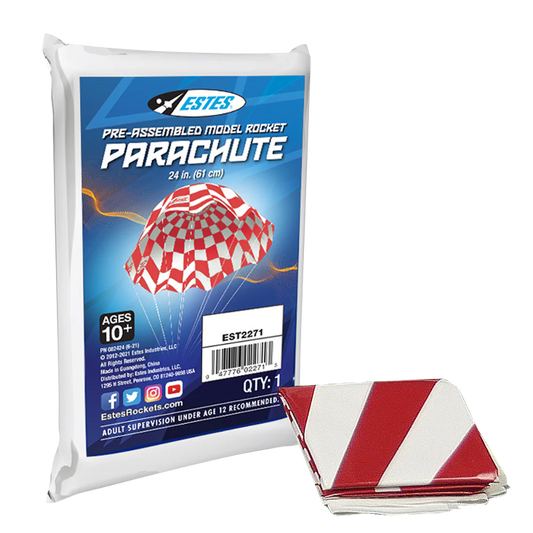 Estes Rockets 24 Inch Printed Parachute
