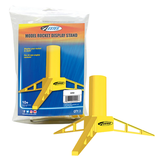 Estes Rockets Model Rocket Display Stand (C11, D & E engine size)