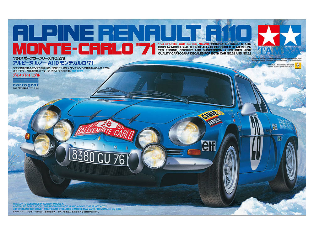Tamiya 1/24 Alpine Renault A110 Monte Carlo '71