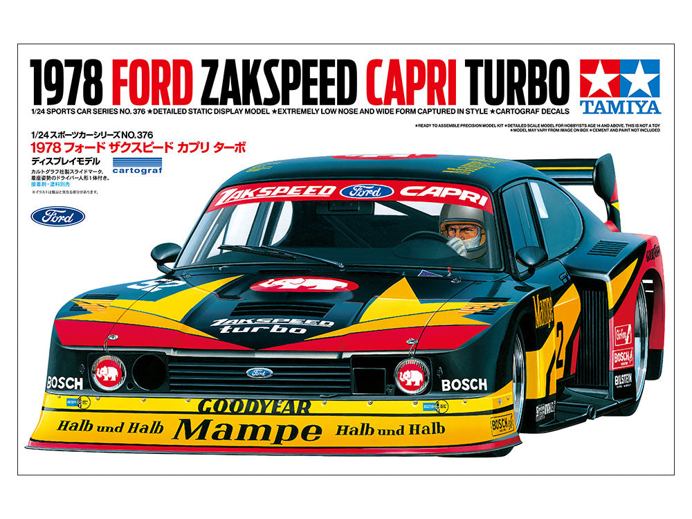 Tamiya 1/24 1978 Ford Zakspeed Capri Turbo