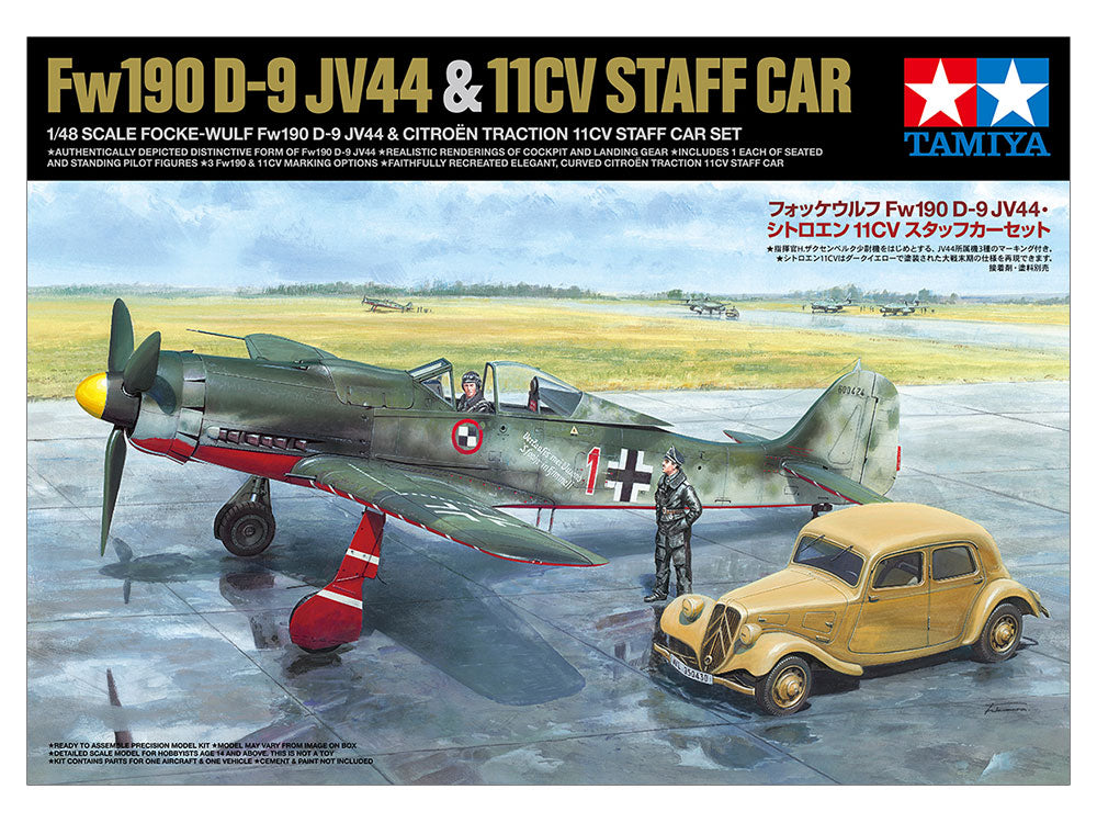 Tamiya 25213 1/48 FW190 D-9 JV44 & 11CV