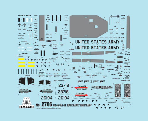 Italeri 2706 1/48 UH - 60 / MH - 60 BLACK HAWK