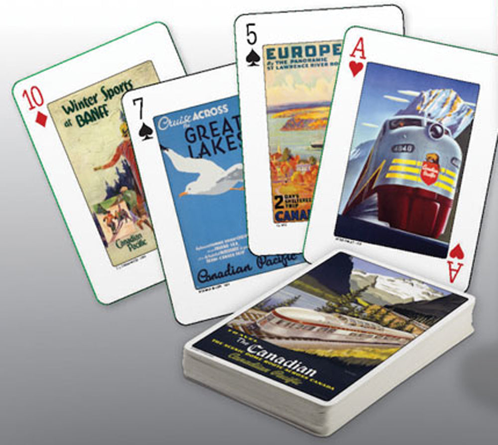 Eurographics Canadian Pacific playing cards