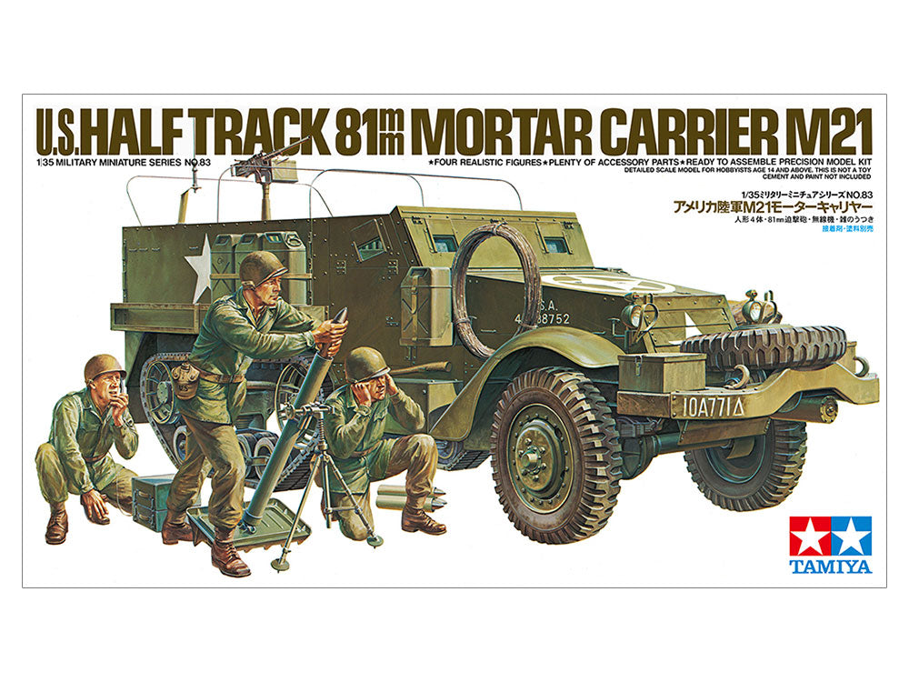 Tamiya 1/35 U.S. M21 Mortar Carrier